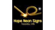 Neon Wikdow Sign