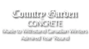 Country Garden Concrete